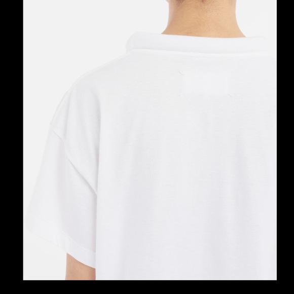 Maison Margiela padded collar white t shirt - Picture 4 of 8